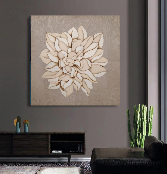 Quadro Intarsiato legno 100% (Opera di artigianato)