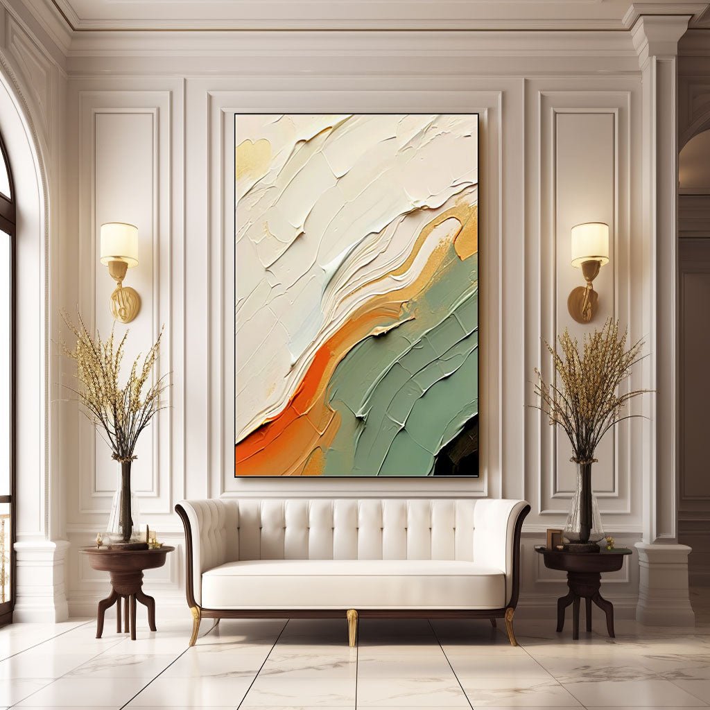 Dipinto "Astratto cremoso"