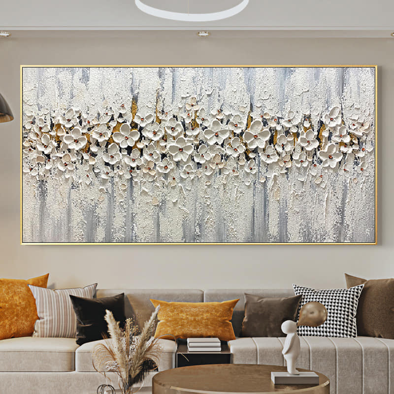 Dipinto Fiori di Gesso