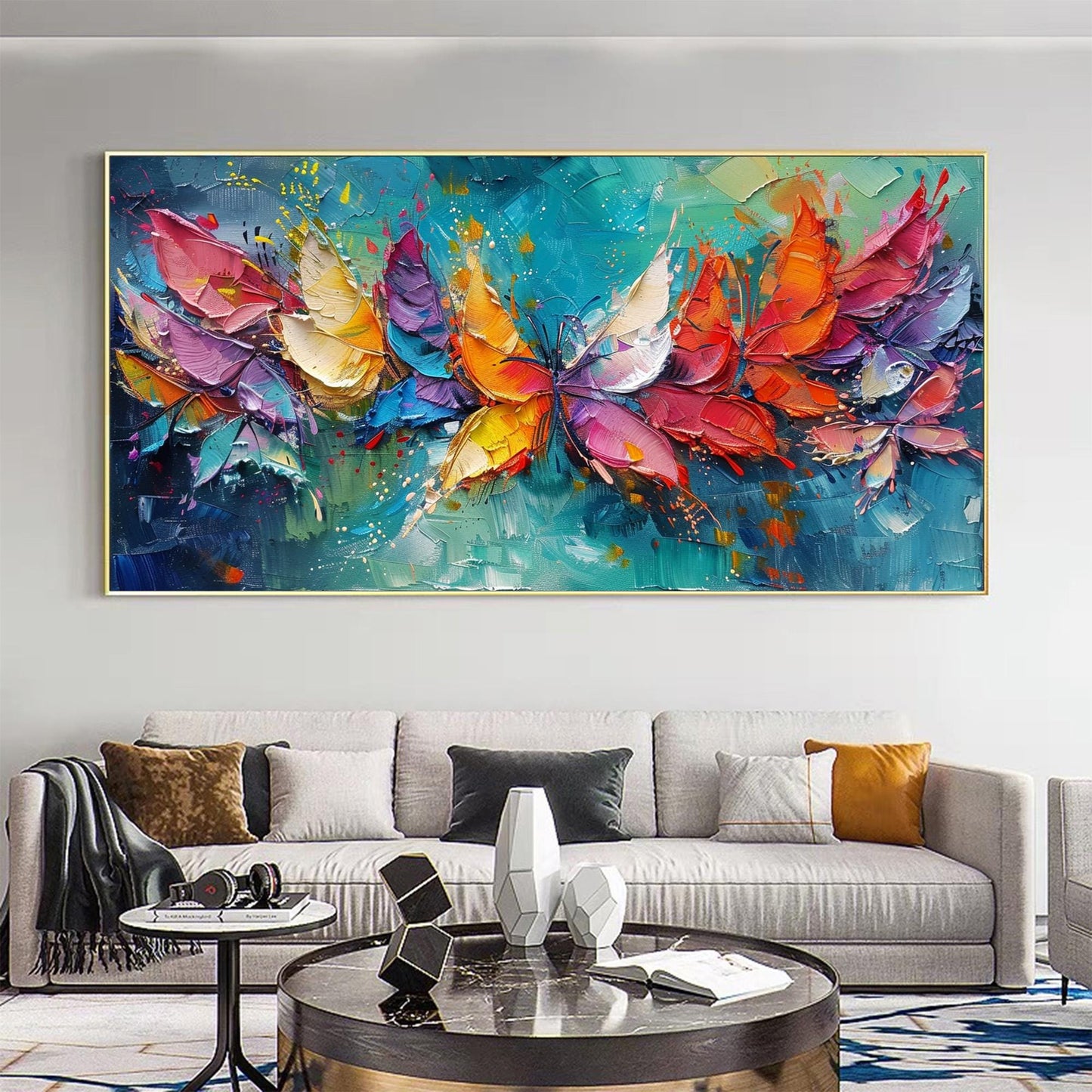 Dipinto "Prisma in volo"