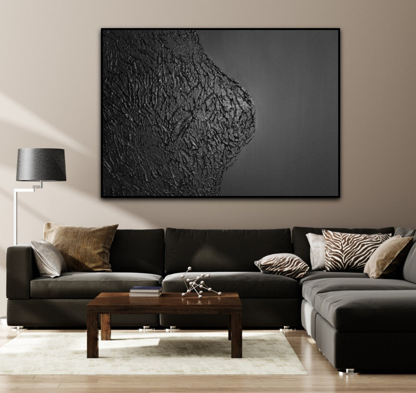 Dipinto "Organico nero"