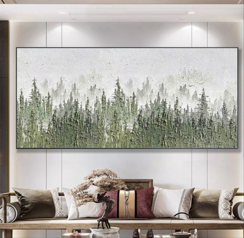 Dipinto "Mountain forest"