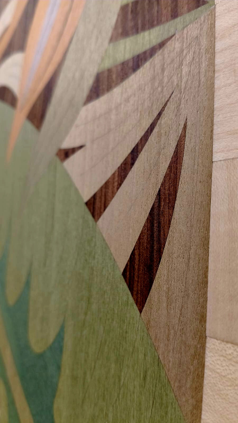 Quadro Intarsiato legno 100% (Opera di artigianato)