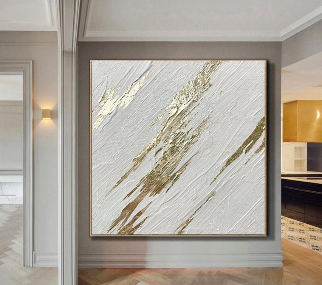 Dipinto "Vibrazioni dorate"