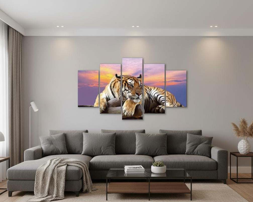 canvas moderno in 5 parti