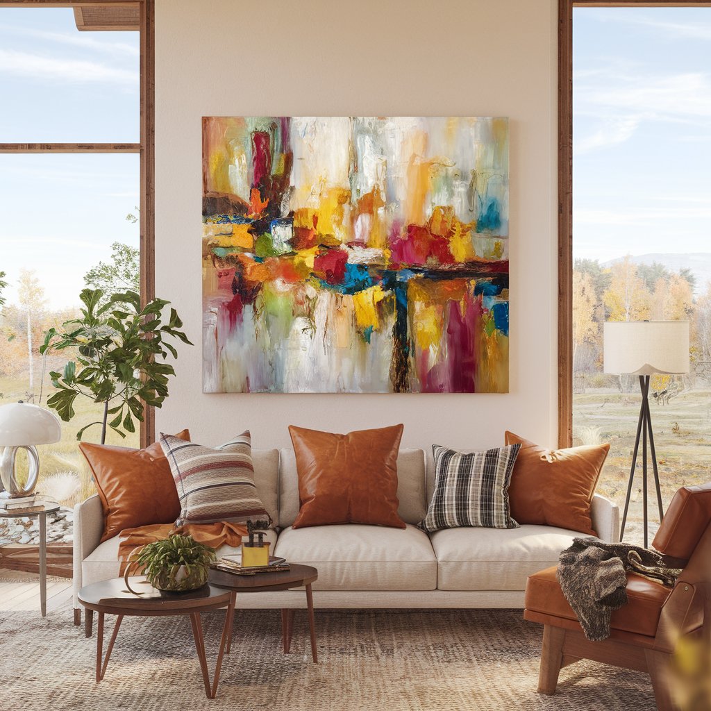 Dipinto Sinfonia di colori