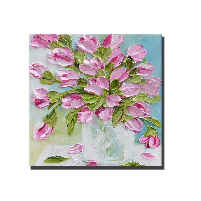 Tris Dipinto fiori 3d