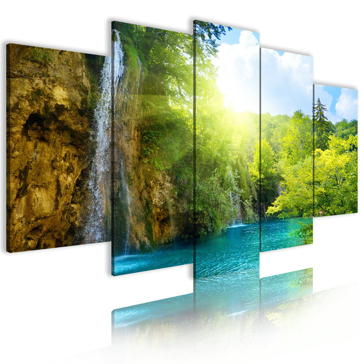 Quadro composto" La Cascata "