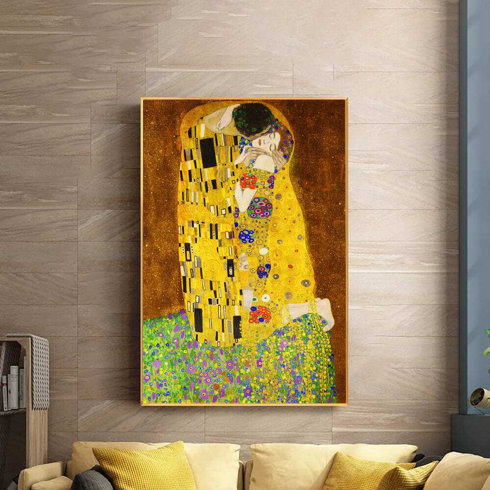 Dipinto Bacio klimt