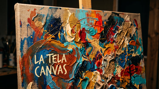 La Tela Canvas: Il Supporto Ideale per Capolavori d'Arredo Materici e Vibranti