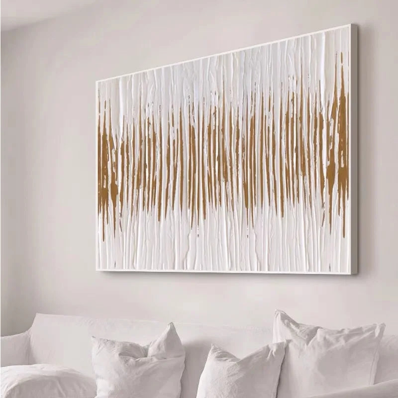 Dipinto a mano Minimal oro