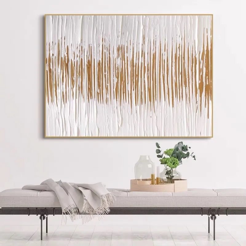 Dipinto a mano Minimal oro