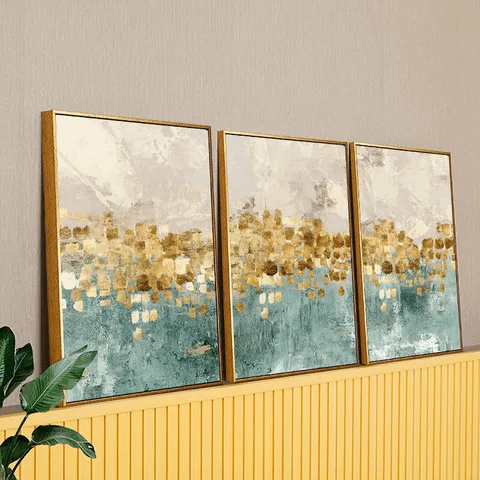 Tris dipinto oro brillante