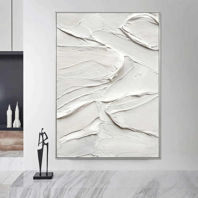 Dipinto "Total white"