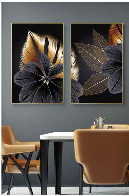 Coppia Foglie Gold
