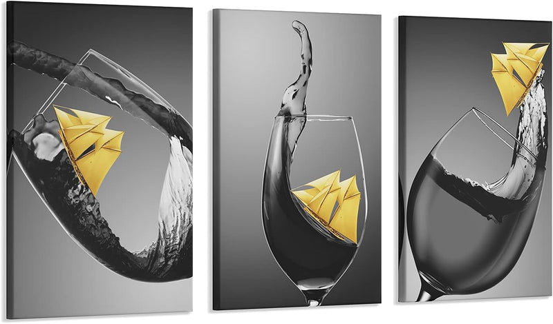 Trittico “Bicchieri chic“