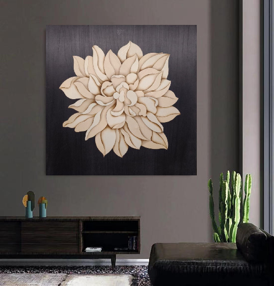 Quadro Intarsiato legno 100% (Opera di artigianato)