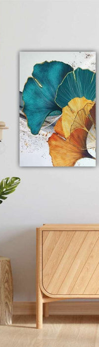 Trittico foglie ginko