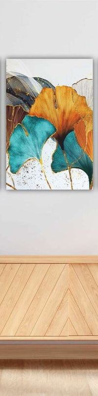 Trittico foglie ginko