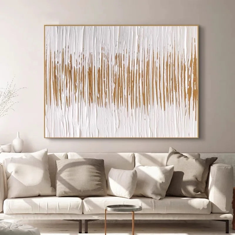 Dipinto a mano Minimal oro