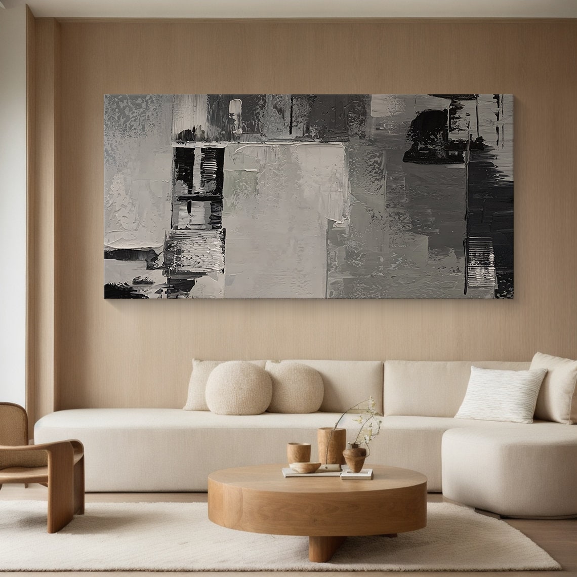 Dipinto "Composizione urbana"