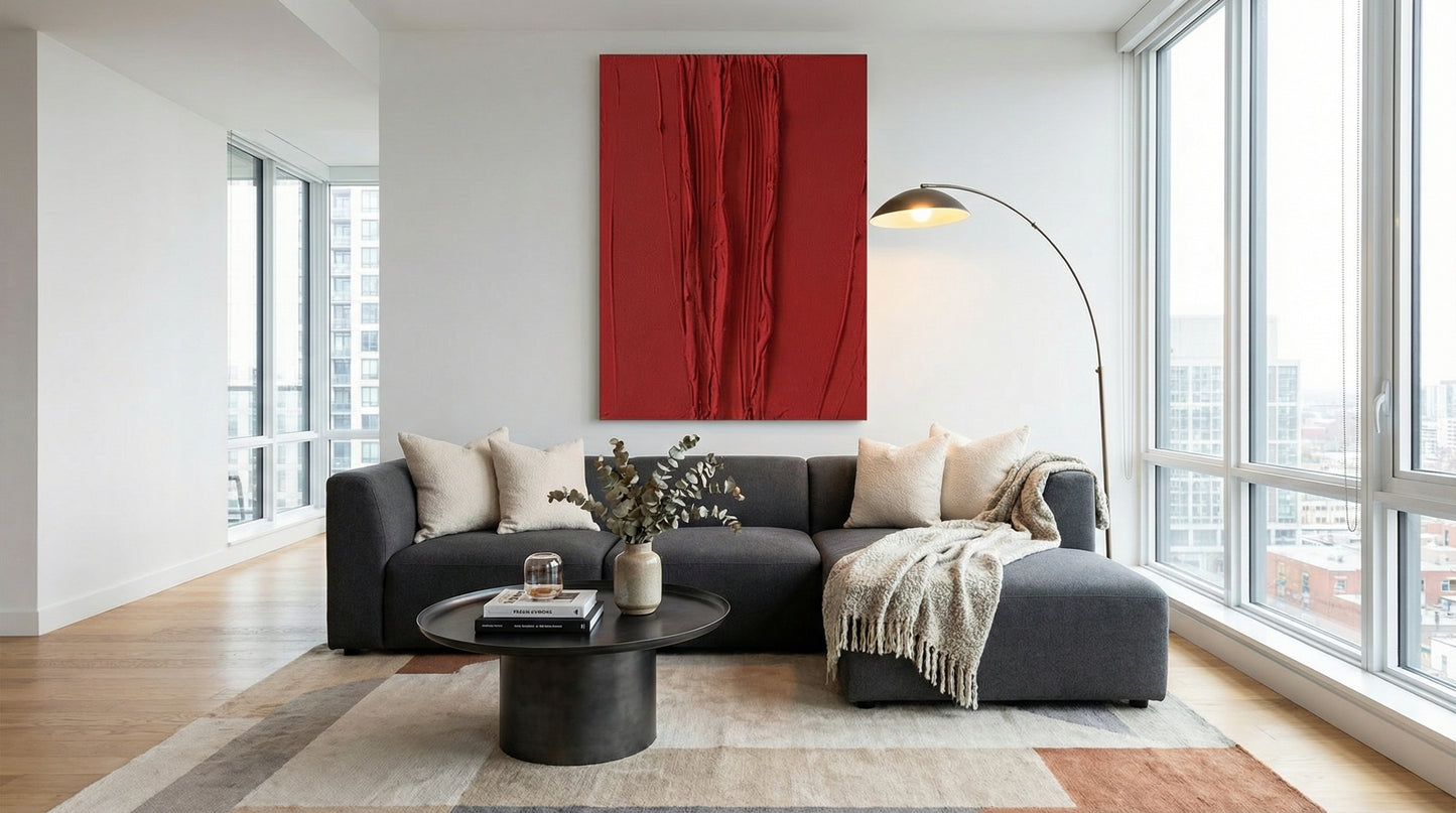 Dipinto 3D  "Pieghe di marte"