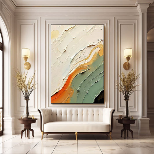 Dipinto "Astratto cremoso"