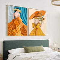 Coppia Donne Eleganti