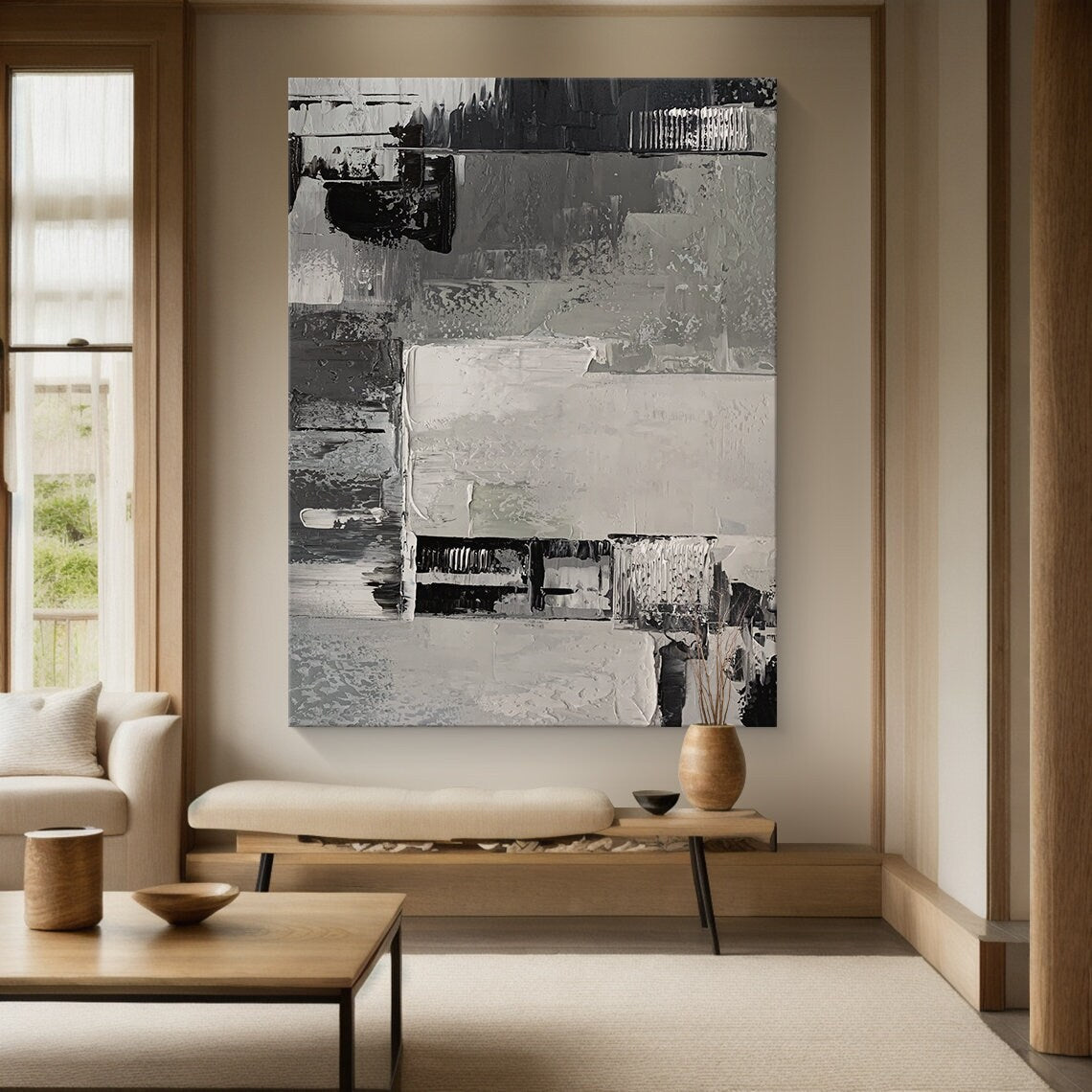 Dipinto "Composizione urbana"