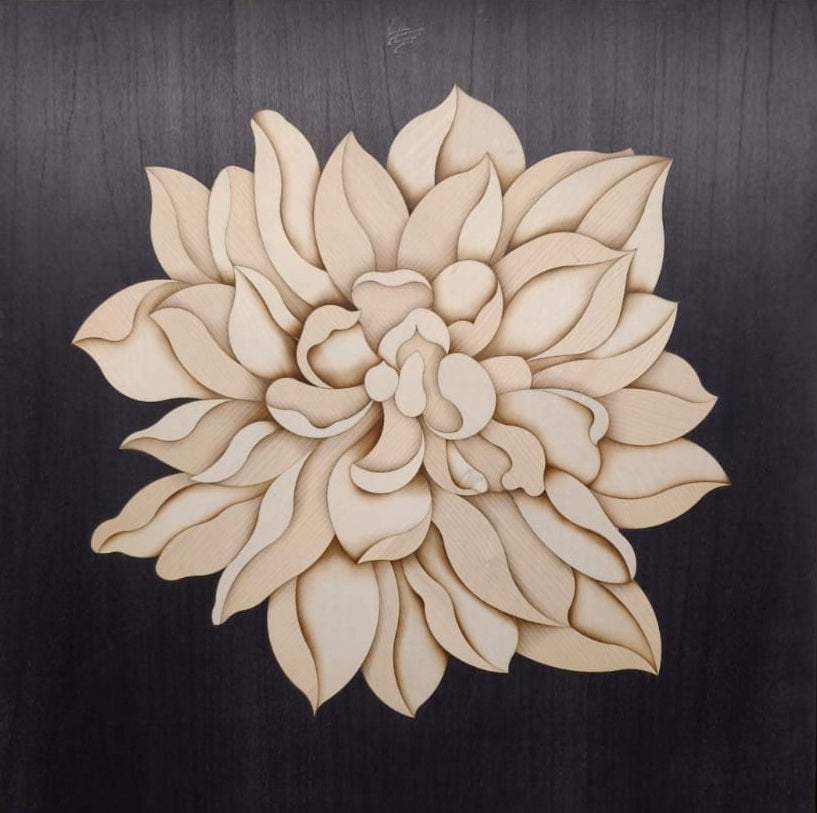 Quadro Intarsiato legno 100% (Opera di artigianato)