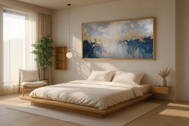 Dipinto "Orizzonte dorato"