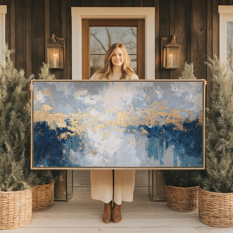 Dipinto "Orizzonte dorato"