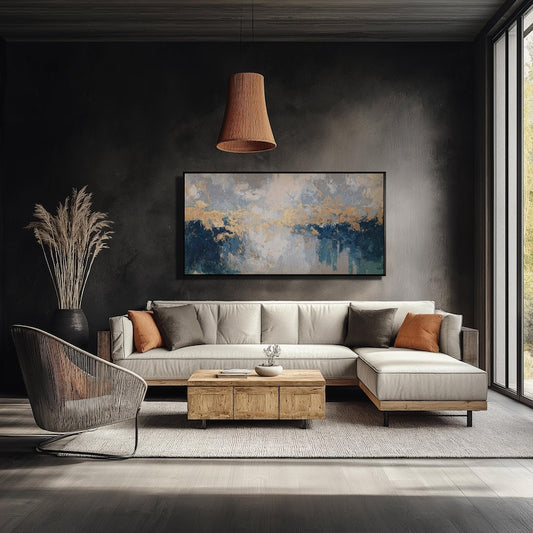 Dipinto "Orizzonte dorato"