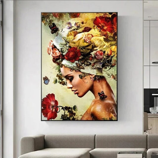 Donna in fiore in offerta