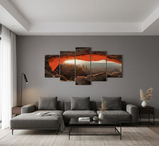 canvas moderno in 5 parti