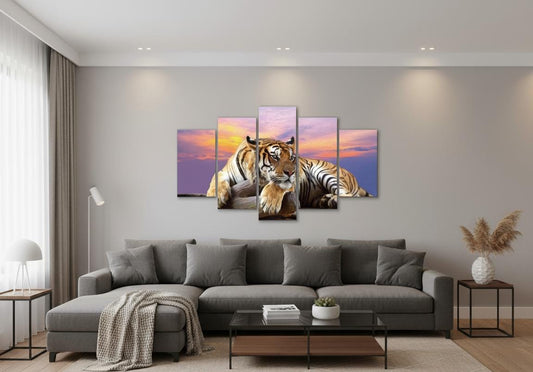 canvas moderno in 5 parti