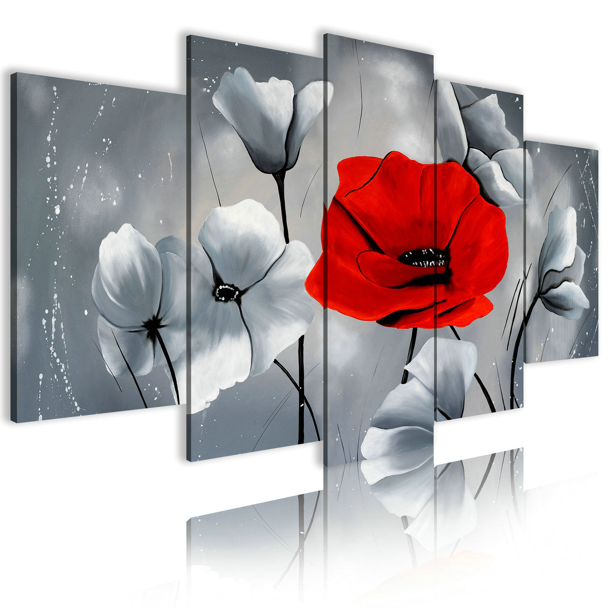 Quadro composto Papavero Rosso