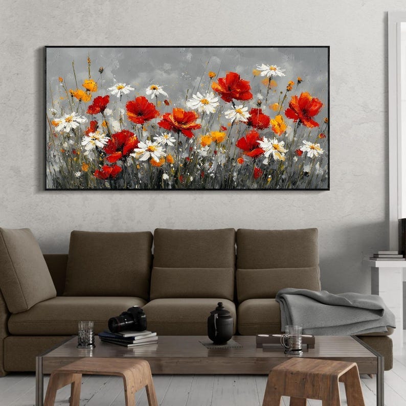 Dipinto "Risveglio del prato"