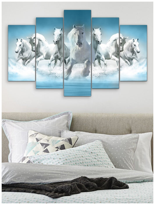 Quadro composto " Seven horses"