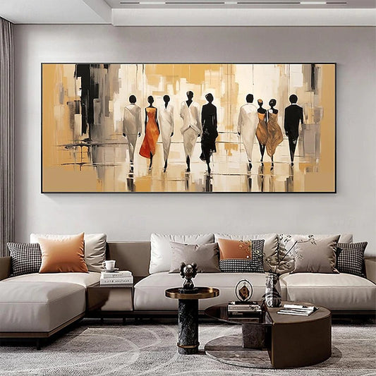 Dipinto "Incontri di classe"