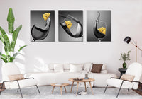 Trittico “Bicchieri chic“