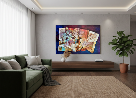 Dipinto a mano "Perseo" (opera di Marisa Falbo)