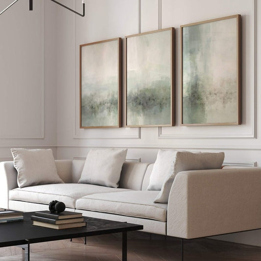 Tris dipinto "Ombre delicate"