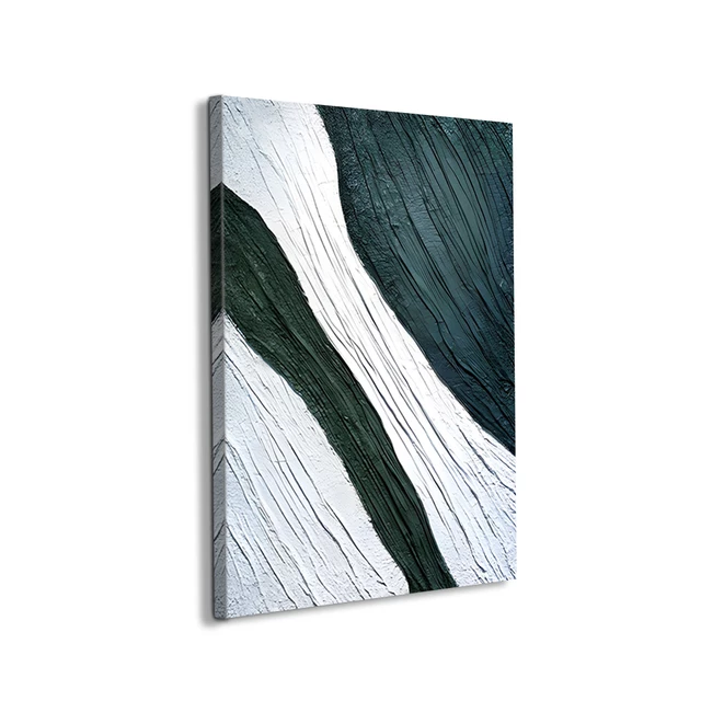 Dipinto Astratto Verde-latte