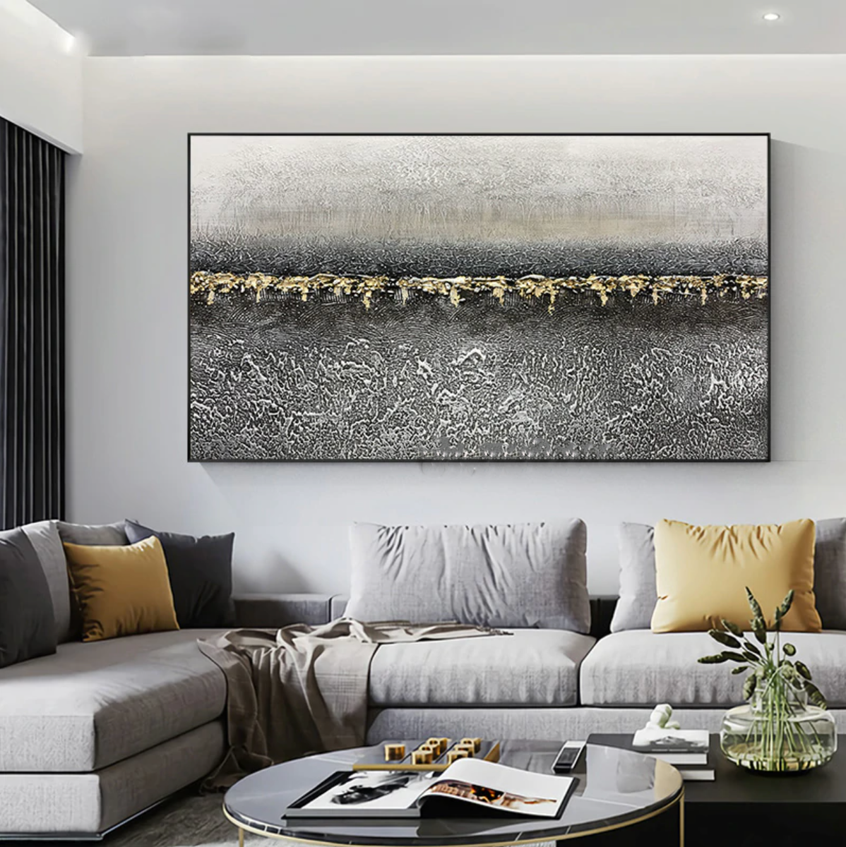 Dark Abstract Painting