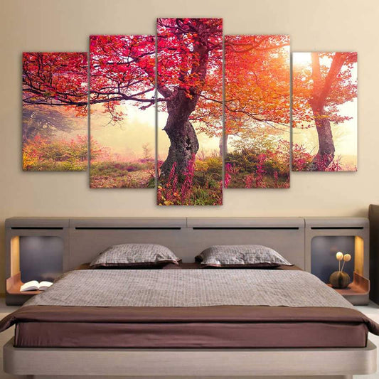 "Albero rosa" composto in 5 parti in offerta