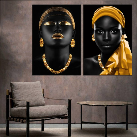 Pair of Gold Women